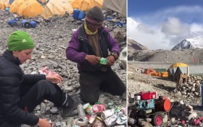 Mountaineer Climbs Mt. Everest Three Times, Clears 8.5 Tons of Trash