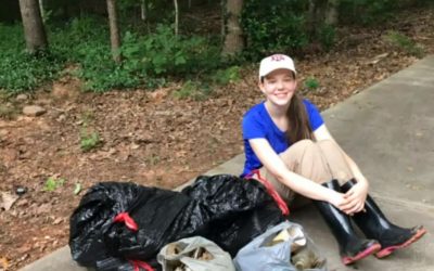 Student Collects Over 1,000 Pounds of Trash