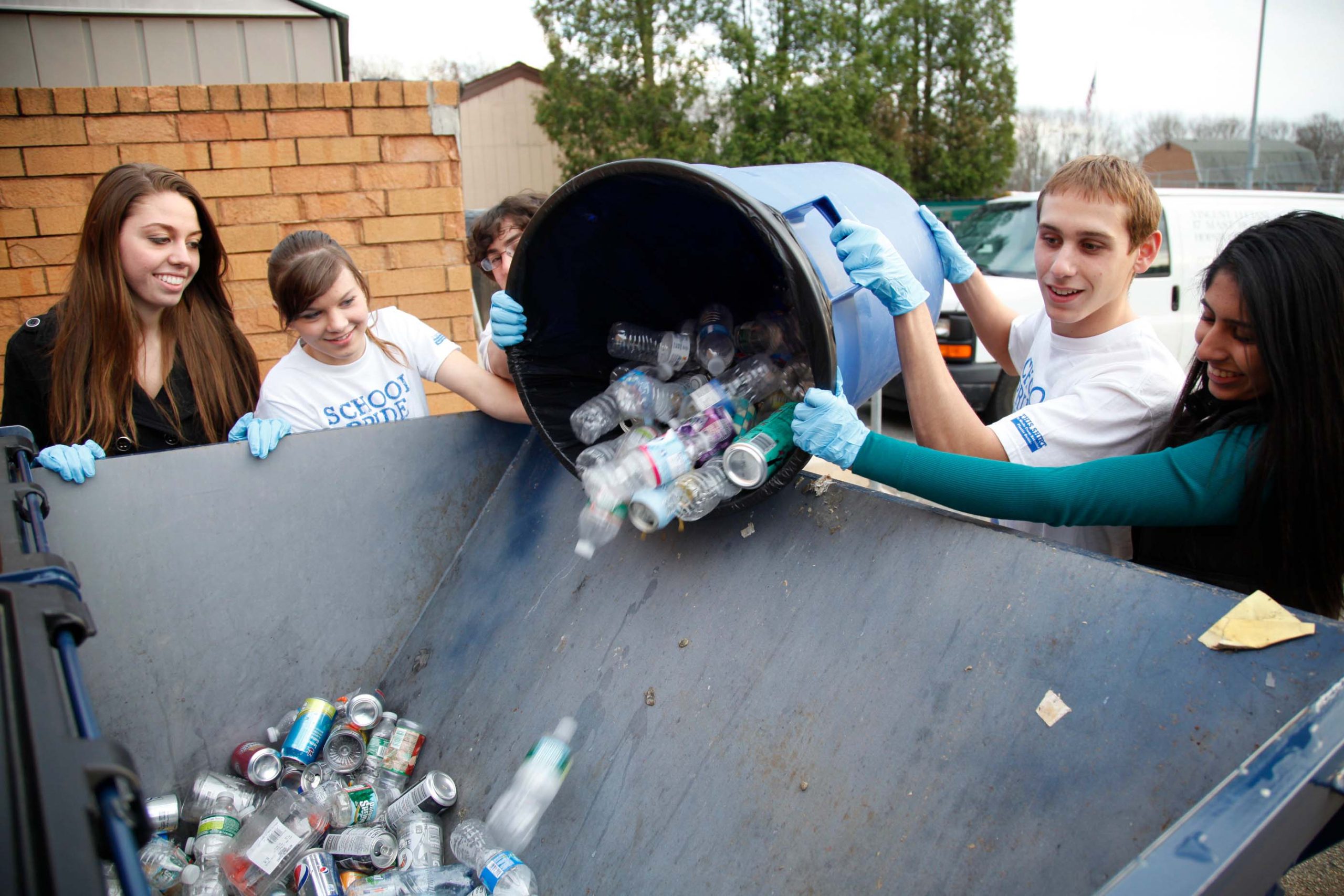 America Recycles Day School Clothing Drive